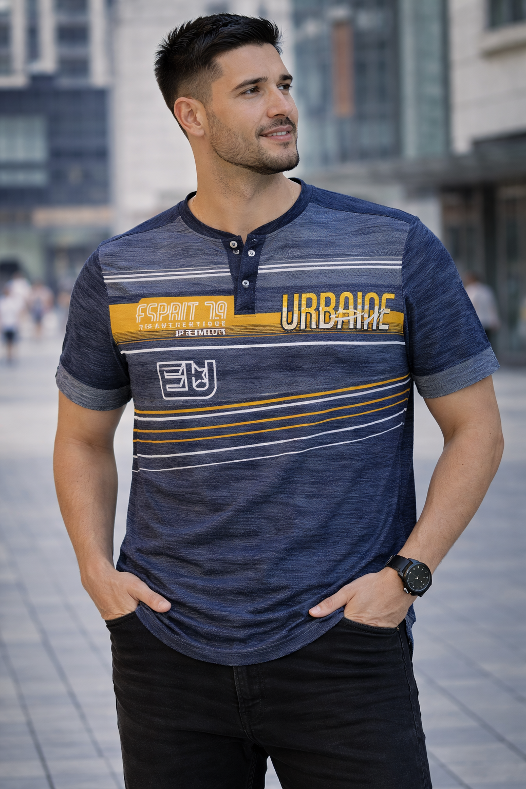Urban Dept Men’s Striped T-Shirt 2026