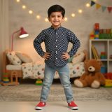 white printed shirt for boys