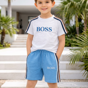 Eid Special Boys T-Shirt Set 2026 stylish kids t-shirt and shorts outfit